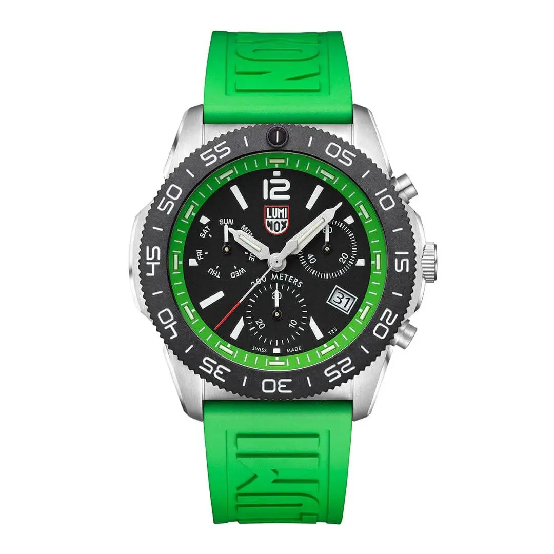 Luminox Pacific Diver XS.3157.NF 44 mm Steel Green Rubber Quartz Men`s Watch
