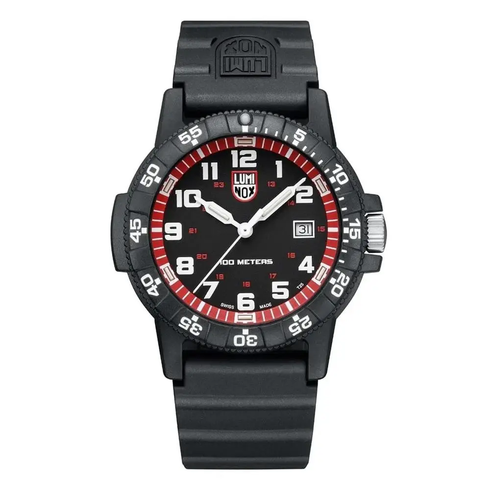 XS.0335 Sea Turtle Giant Swiss Quartz Black Dial Rubber Strap 100M Watch by Luminox