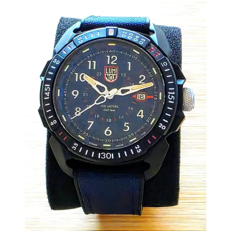 XL.1003.ICE Ice-sar Sapphire Crystal Arctic Blue Dial Men`s Watch by Luminox