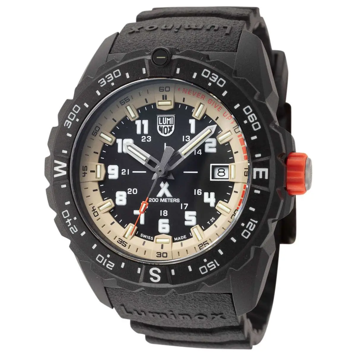 Luminox Men`s Bear Grylls Mountain Survival 43mm Swiss Made Quartz Watch XB.3731