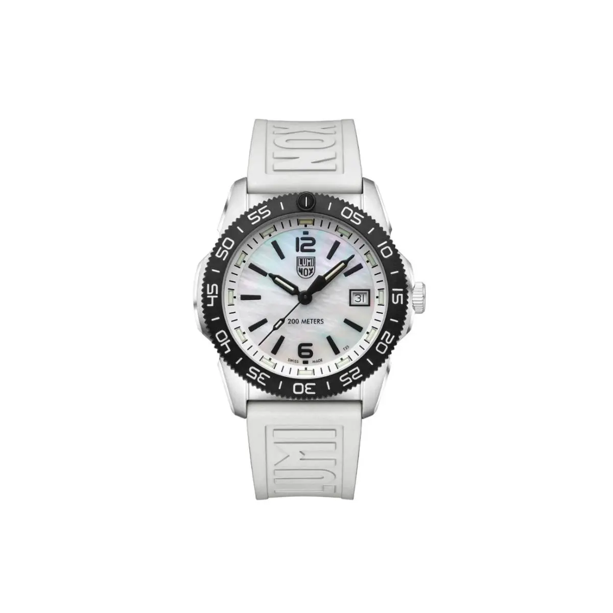 Luminox Men`s Watch Pacific Diver Ripple Mother of Pearl 39 mm XS.3128M.SET