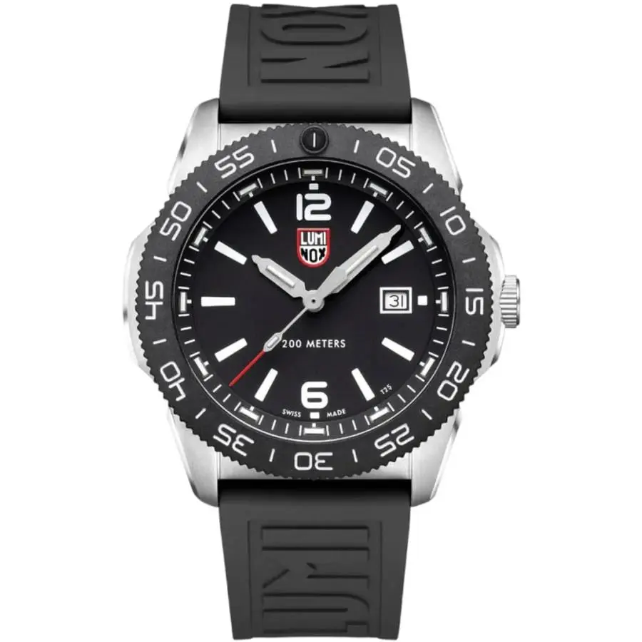 Luminox Pacific Diver 44mm Black Dial Rubber Strap Men`s Watch XS.3121.1