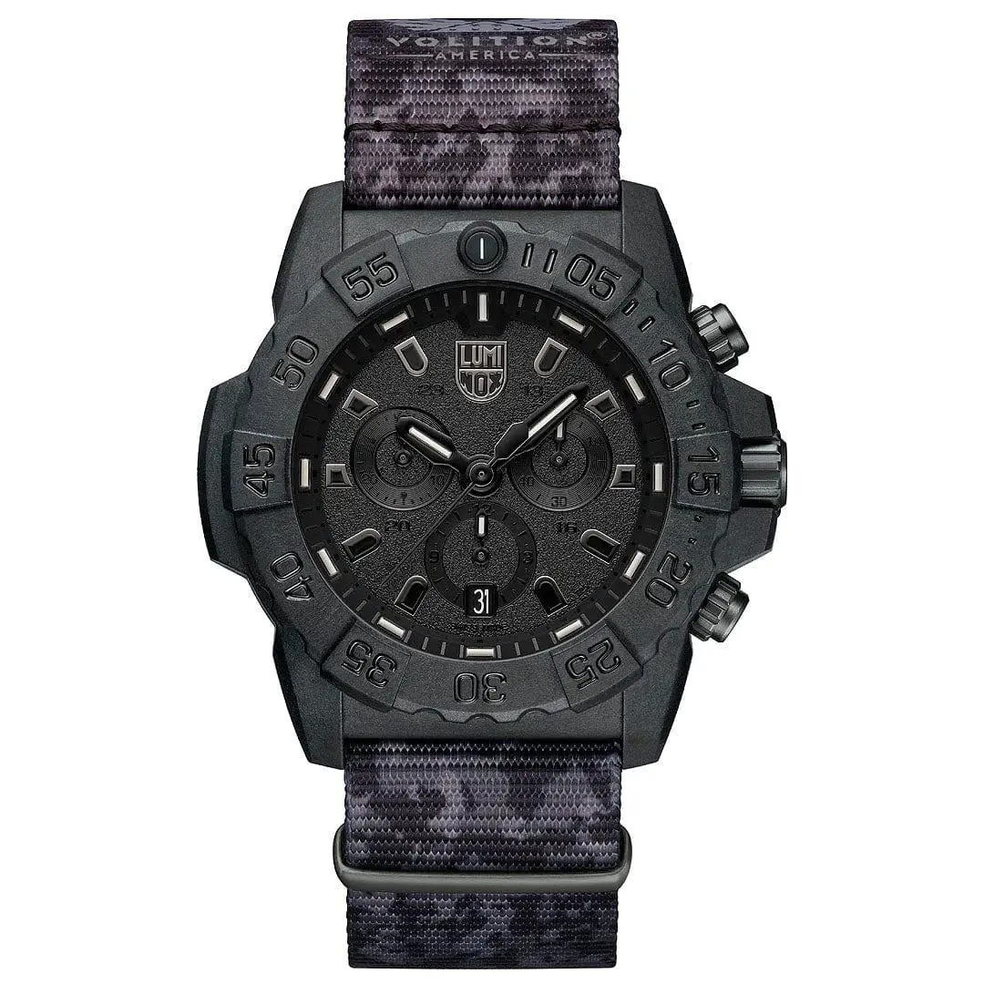 Luminox Men`s Watch X Volition Navy Seal Chronograph Nylon Strap XS.3581.BO.VOL