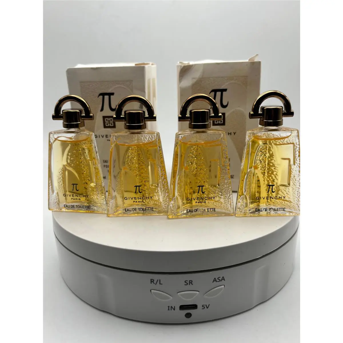 Lot OF 4 Men`s Mini Eau DE Parfum - Givenchy Hot Couture - .17 Fl. oz