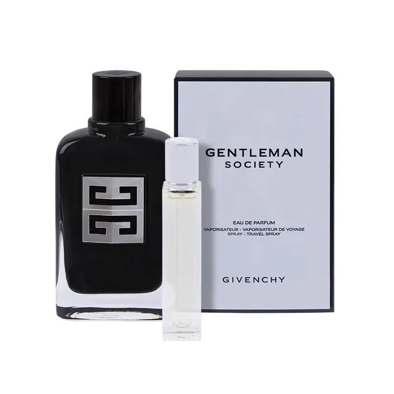 Givenchy Gentleman Society For Men Travel Set: 3.3 oz Edp + 0.42 Travel Spray