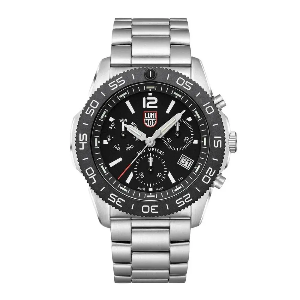 Factory Luminox Pacific Diver Chronograph Stainless Steel Mens Watch XS.3142