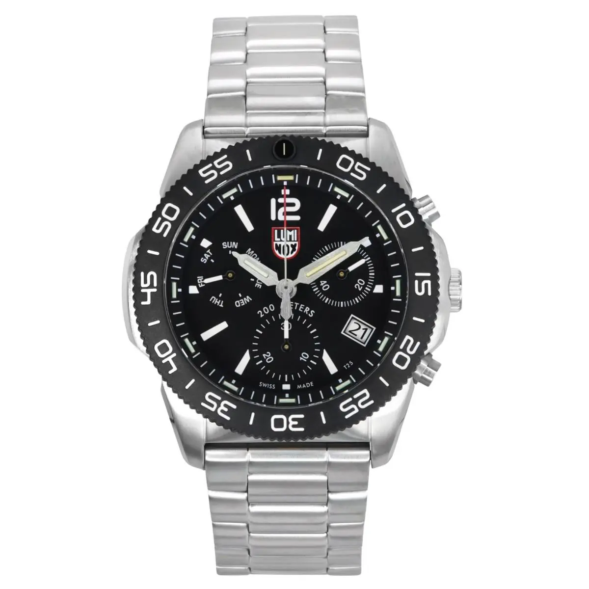 Luminox Pacific Diver Chronograph Black Dial Quartz 200M XS.3142 Men`s Watch