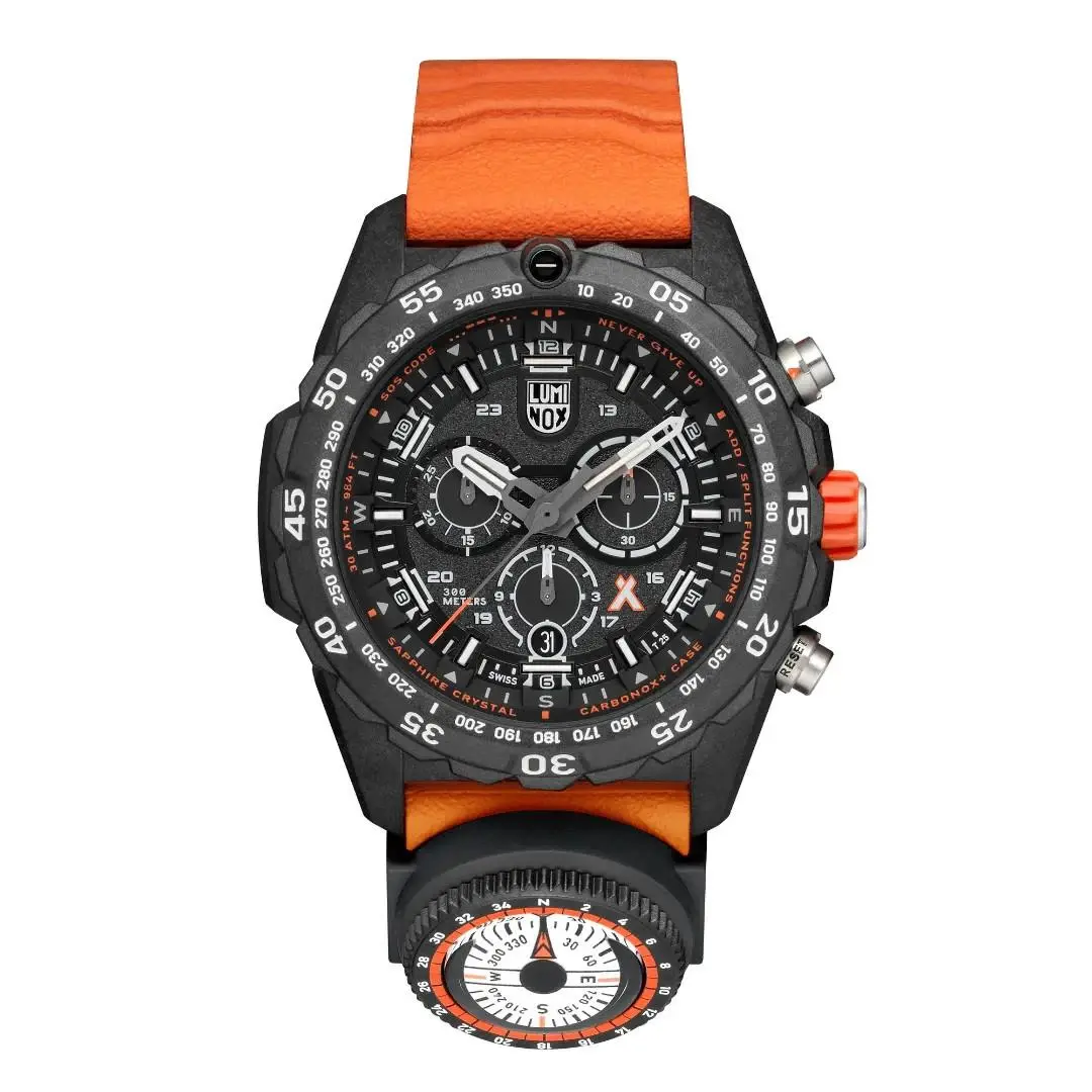 Mint Luminox Limited Edt Bear Grylls Survival Master Sapphire Mens Watch XB.3749 - Bezel: Black