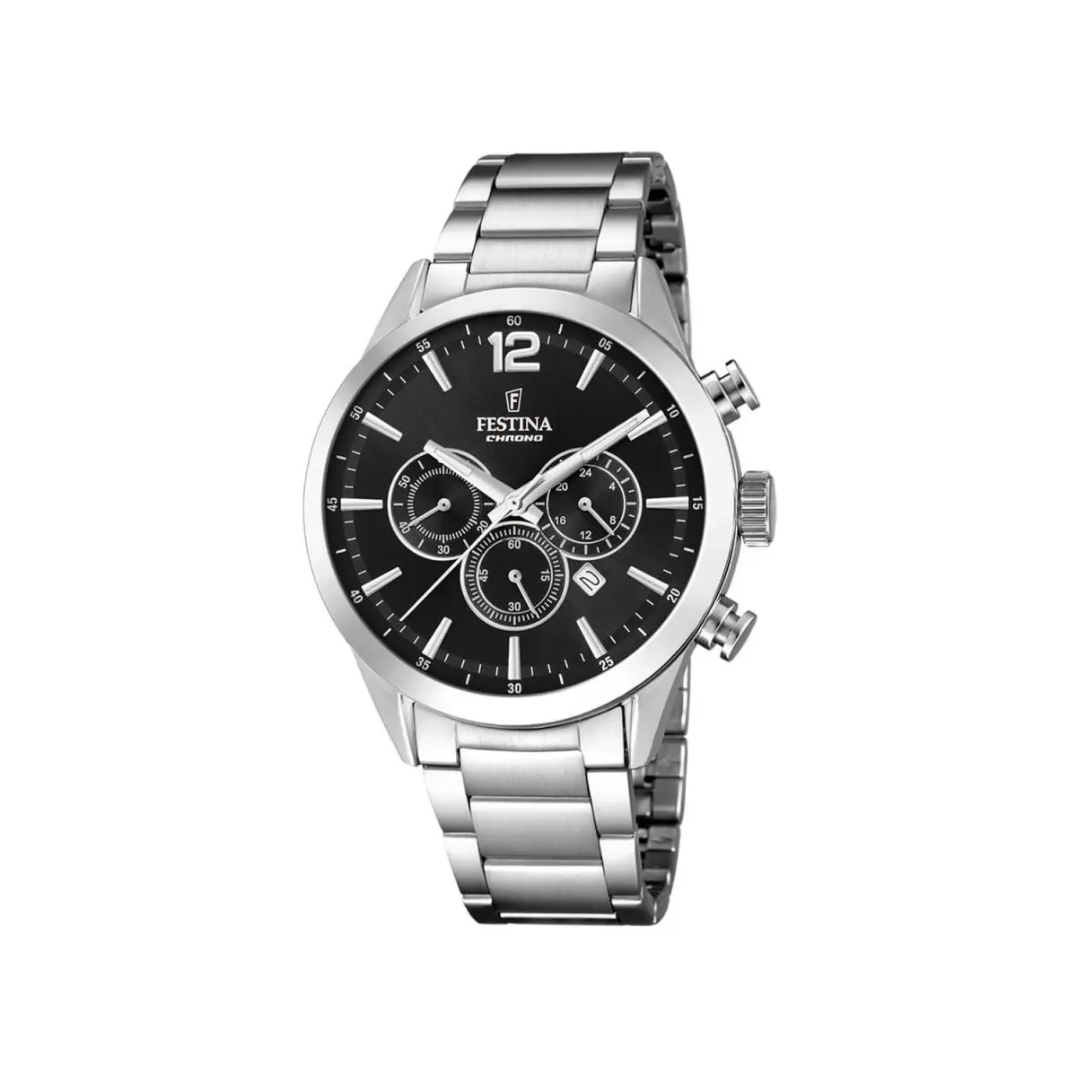 Watch  F20343/8 Timeless Chrono Man 43.5 Stainless Steel by Festina