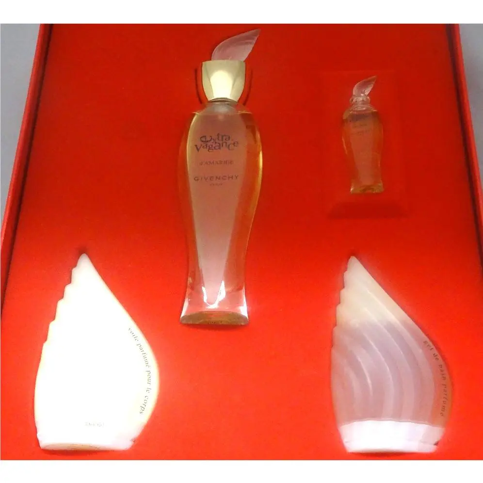 Givenchy Extravagance Set 4 Pcs Edt /sg/bl 1.7 oz / Mini Edt Splas