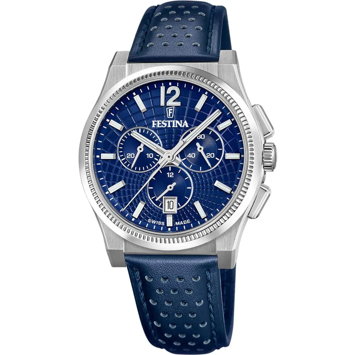 Swiss Rive Stainless Steel Quartz Wristwatch F20060-2 by Festina