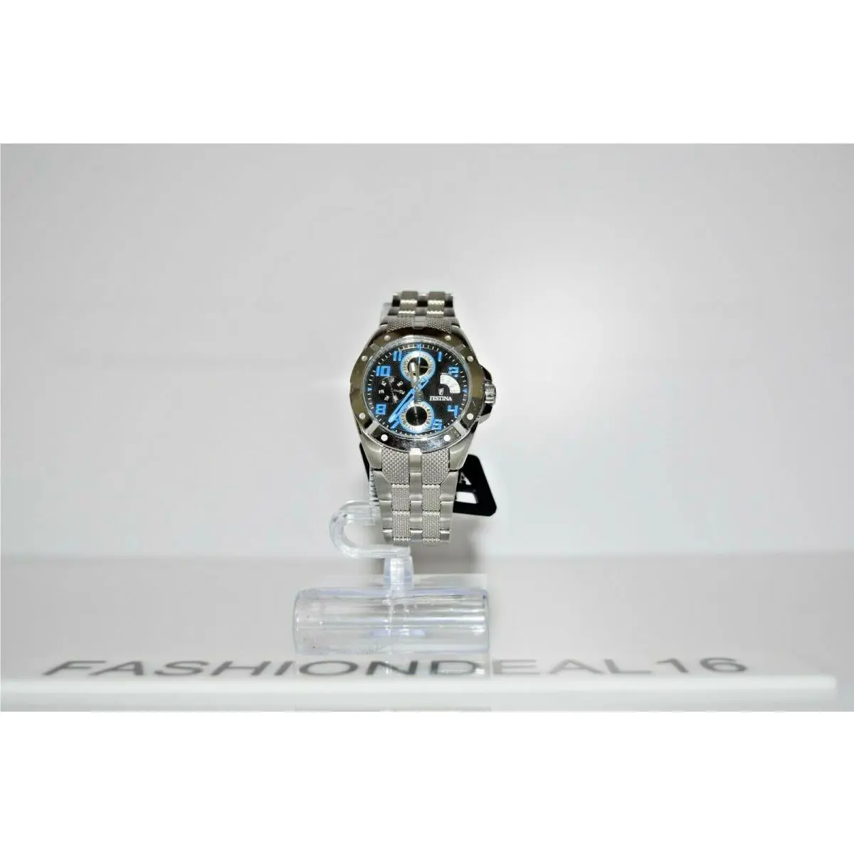 Stainless Steel Black Dial F16389/4 Watch by Festina