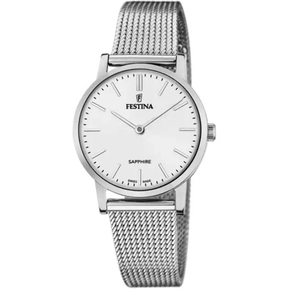Swiss Swiss Made Stainless Steel Quartz Wristwatch F20015-1 by Festina