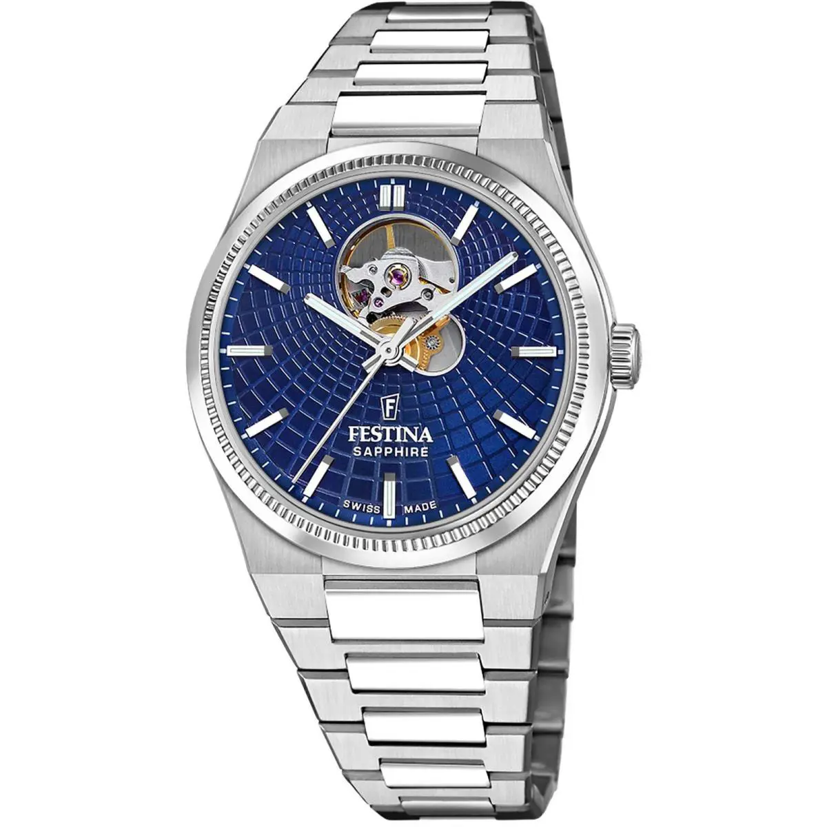 Festina Swiss Riv Stainless Steel 40mm Automatic Wristwatch F20053-2