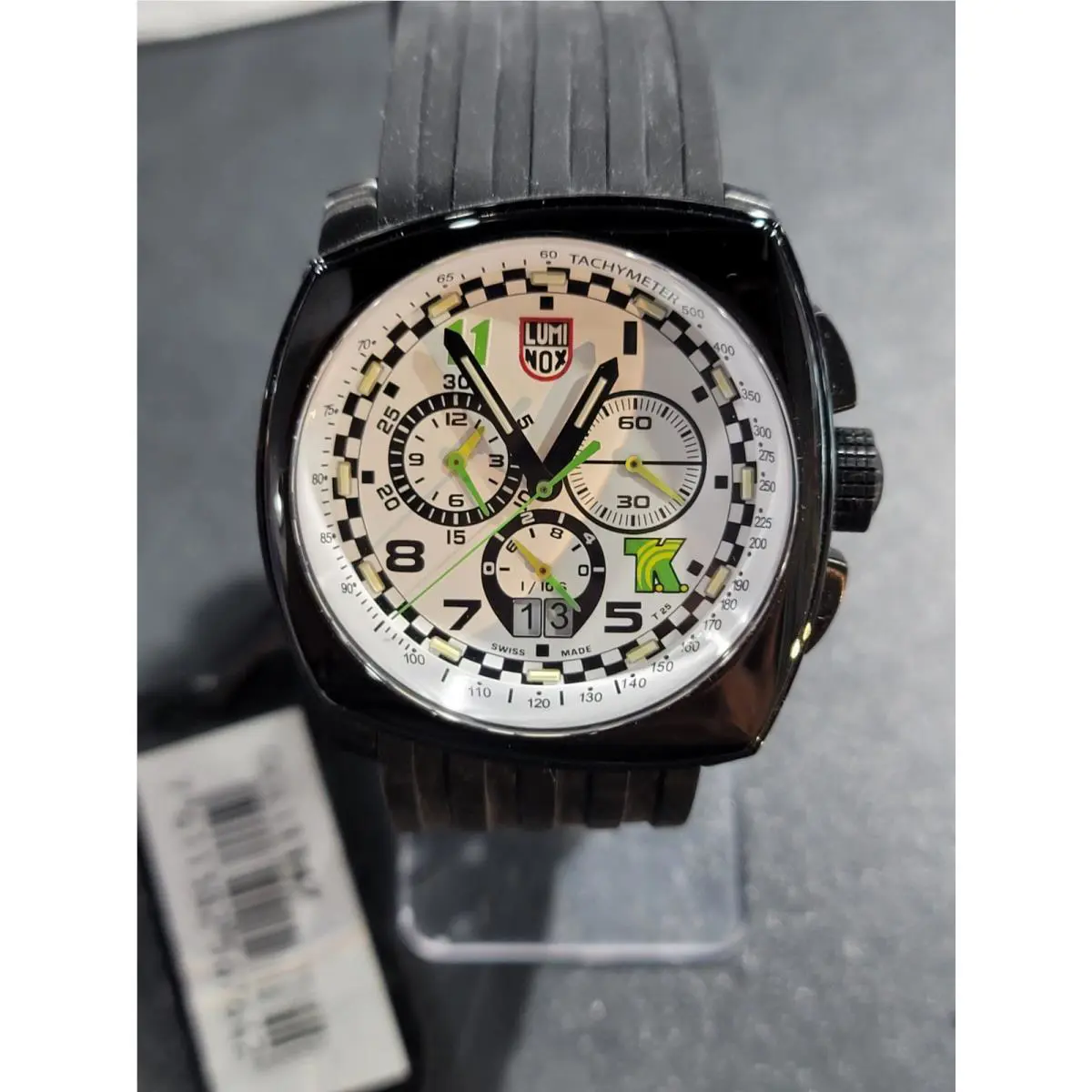 Luminox Men`s Watch Tony Kanaan Limited Edition White and Black Dial XL.1146