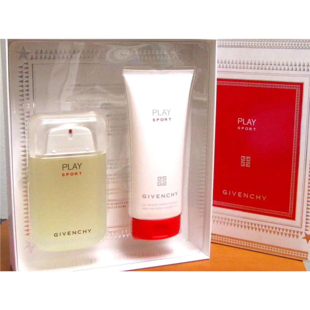 Play Sport By Givenchy Men Cologne Gift Set 2 Pcs/ 3.4 oz Edt / 6.7oz Shower Gel