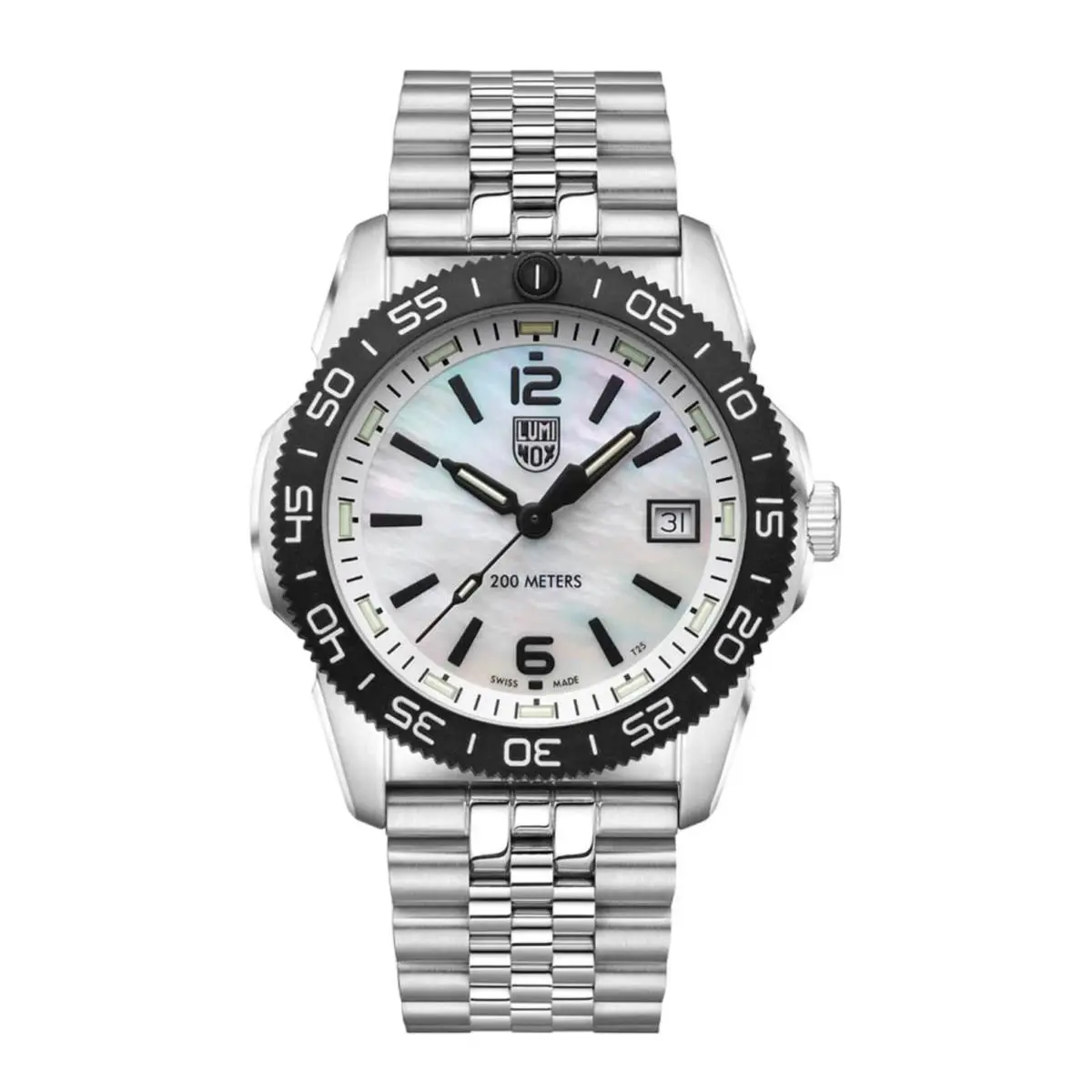 Luminox XS.3126M.1 Pacific Diver Ripple Mop Dial 39 mm Steel Quartz Wrist Watch