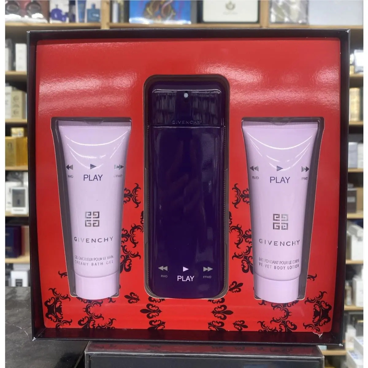 Givenchy Play Intense 3pces Set 2.5 Oz Edp Intense Spray