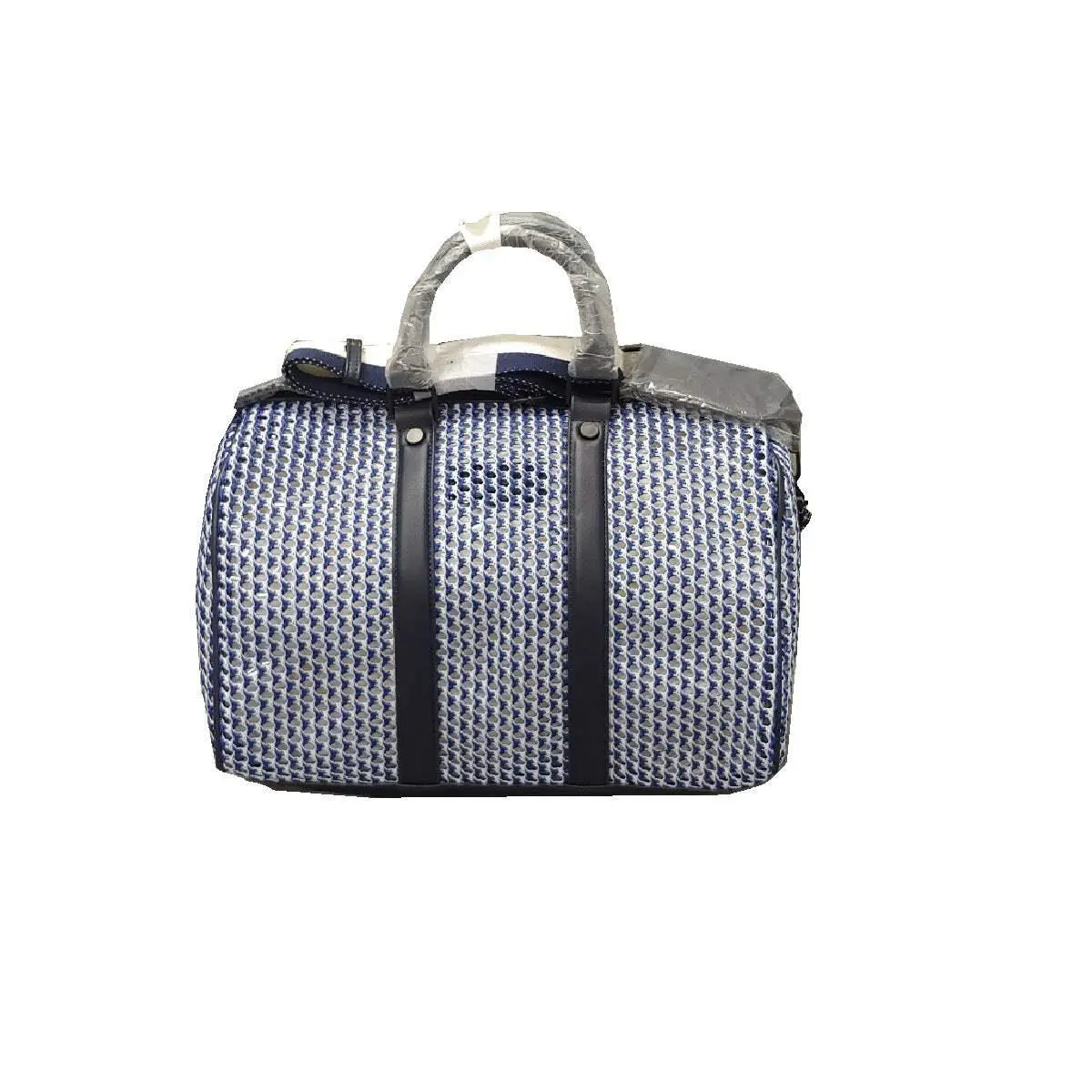 Barrel Bag Satchel Blue by Steve Madden