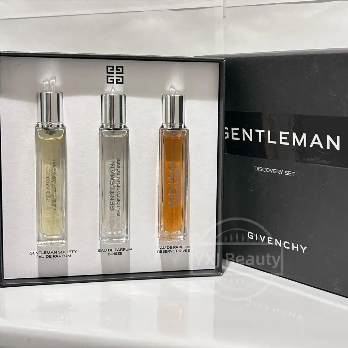 Givenchy Gentleman Edp Perfume Travel Spray Discovery Set 3x 12.5ml/0.42oz