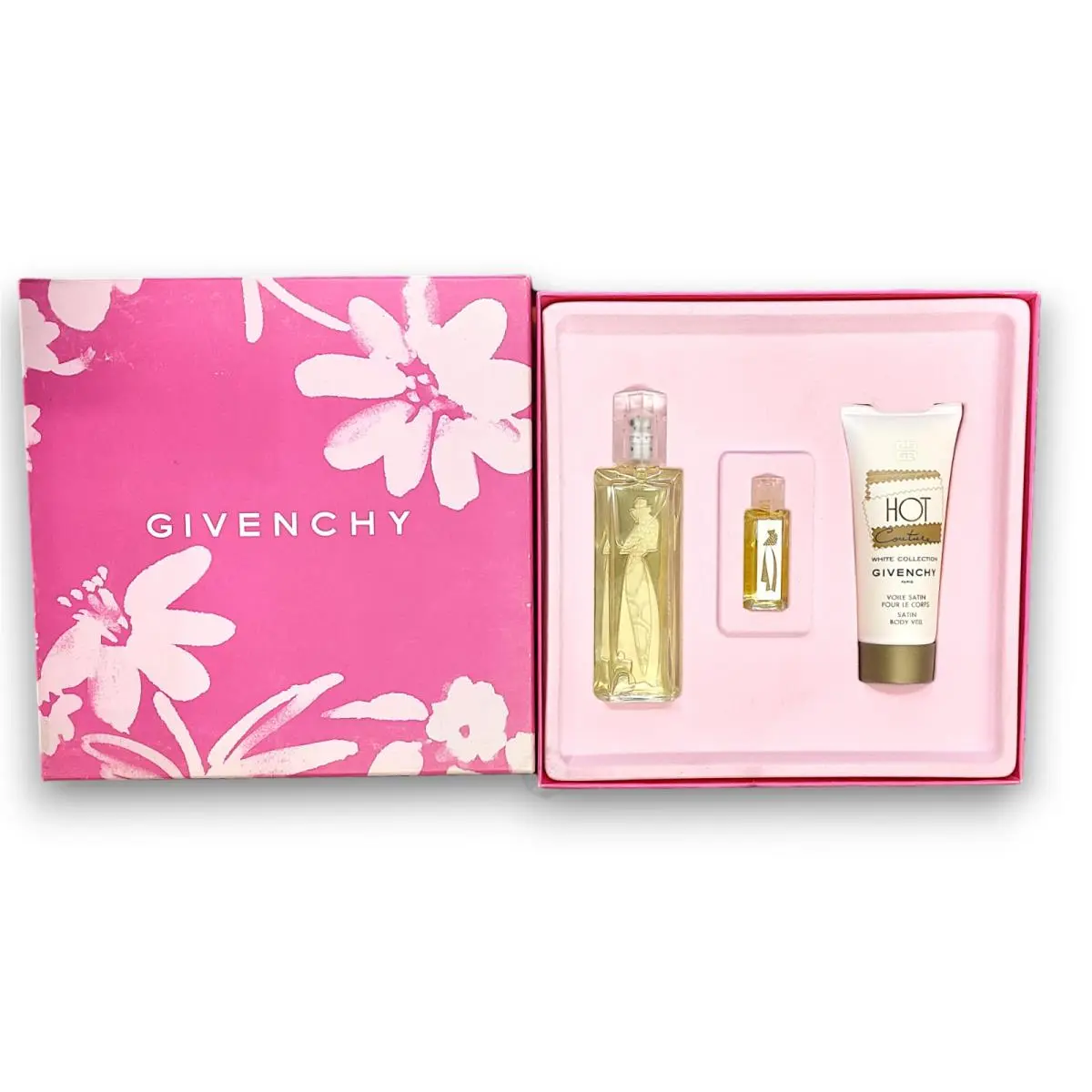 Givenchy Hot Couture White Collection 3PC`S Set Edp 1.7+0.17+BODY Veil 3.3