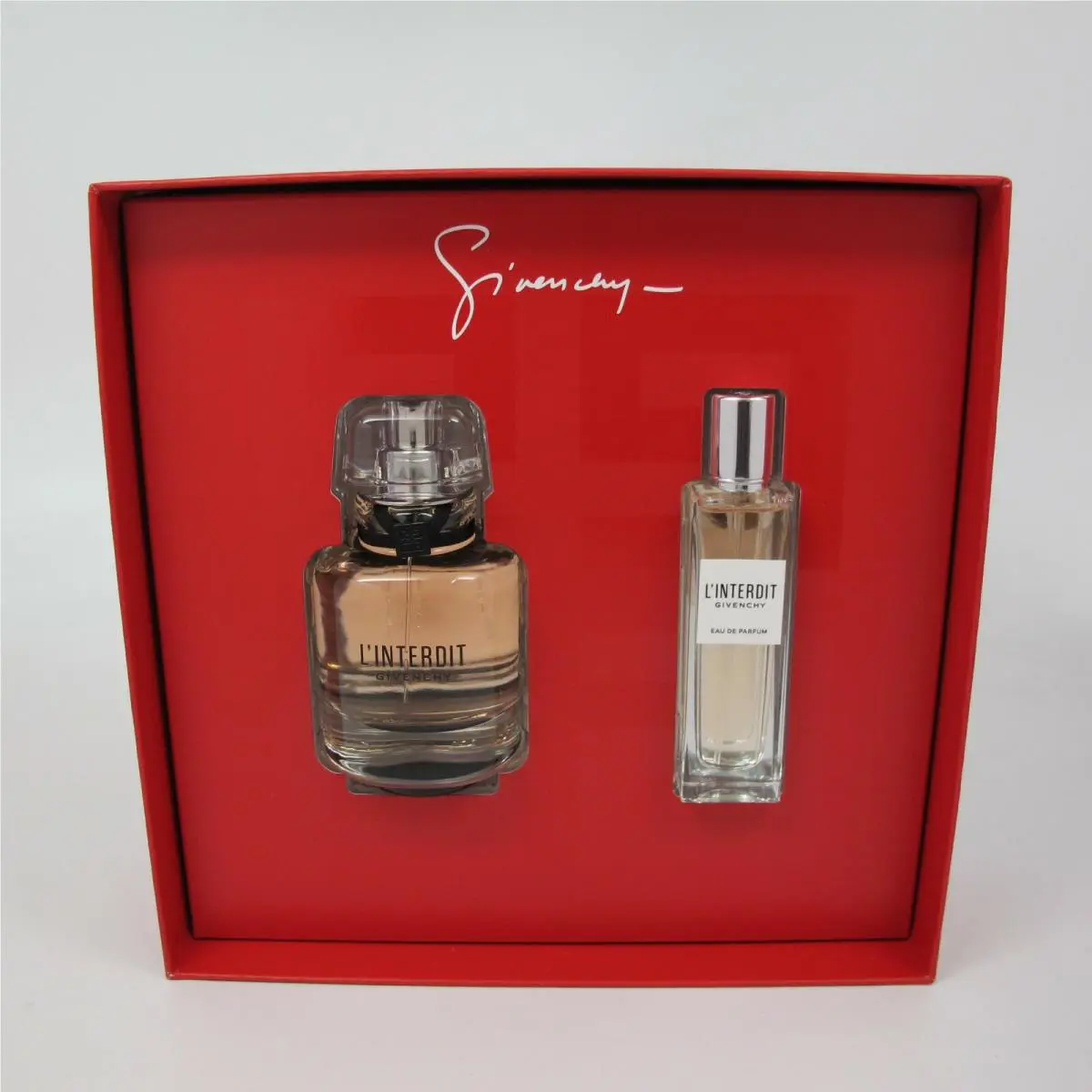 L`interdit by Givenchy 2 Pc Set: 50 ml/1.7 oz 15 ml/0.5 oz Edp Spray