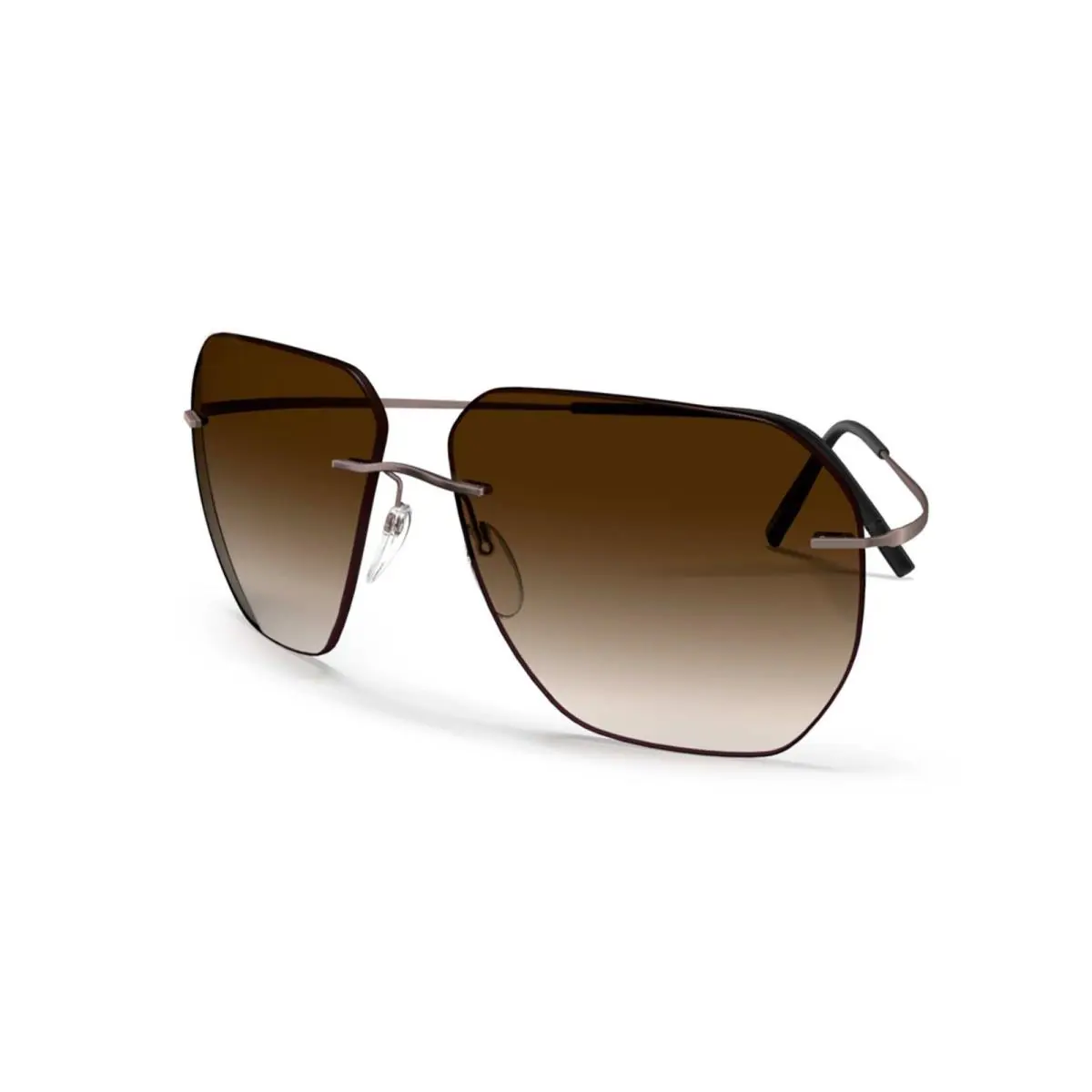 Silhouette Felis Tma Colection 8743 Brown/brown Shaded 6040 Sunglasses