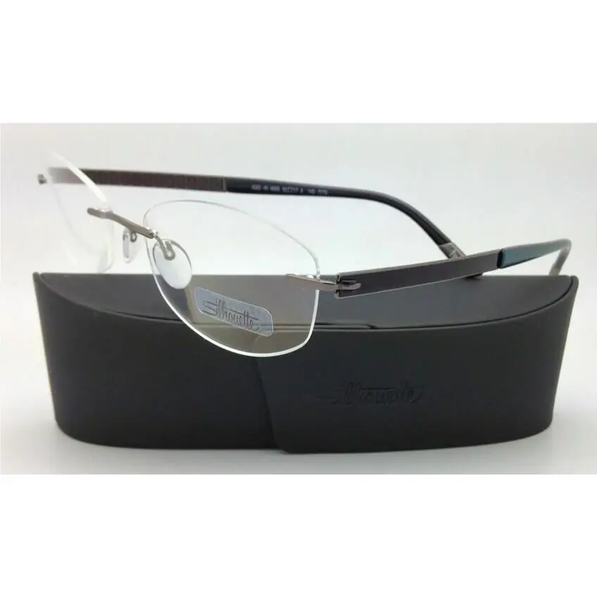 Silhouette Eyeglasses Titan Impressions 4262 6056 52-17 Brown-teal Frames