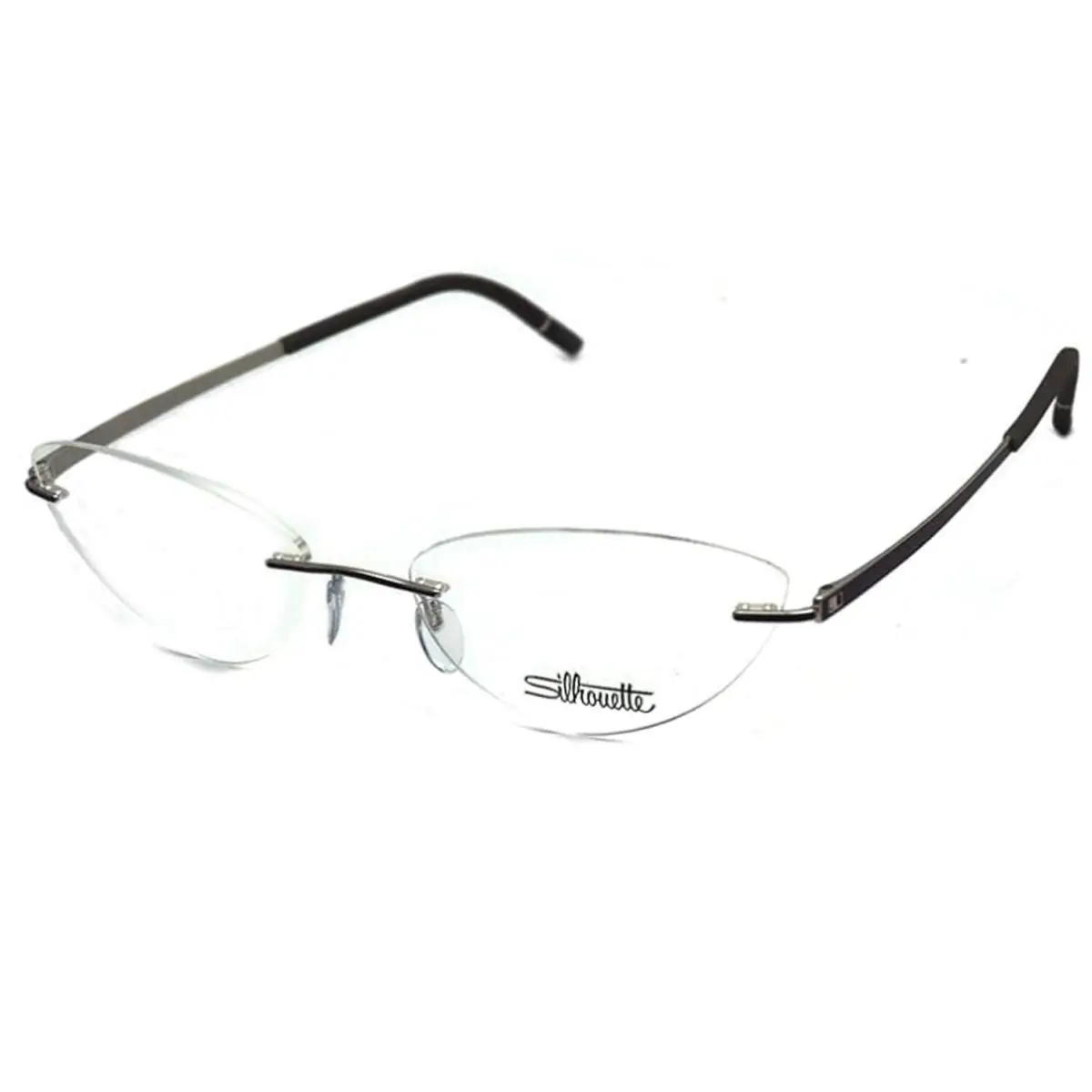 Silhouette Eyeglasses 5529 4000 Momentum 56/17/135 Rhodium Violet 5529/HE-4000