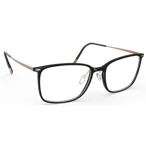 Silhouette Eyeglasses Illusion Lite Black 53MM-17MM-140MM 2932-75-9031-53MM