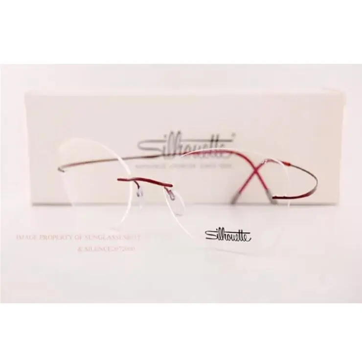 Silhouette Eyeglass Frames Tma Must Collection 5515 CT 3040 Wine SZ 53-17-140