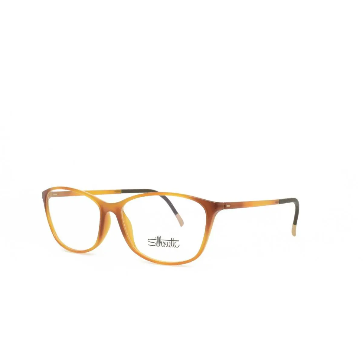 Silhouette Spx Illusion 1563 20 6115 Eyeglasses 53-14-130 Caramel Brown