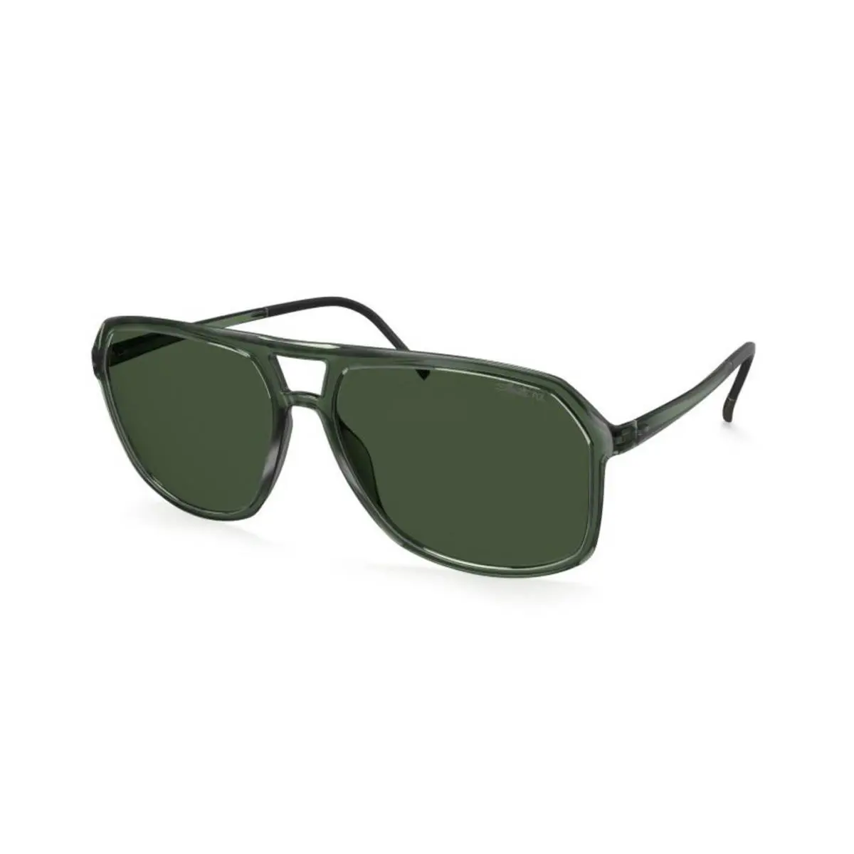 Silhouette Midtown 4080 Pine Green/green Polarized 5510 Sunglasses