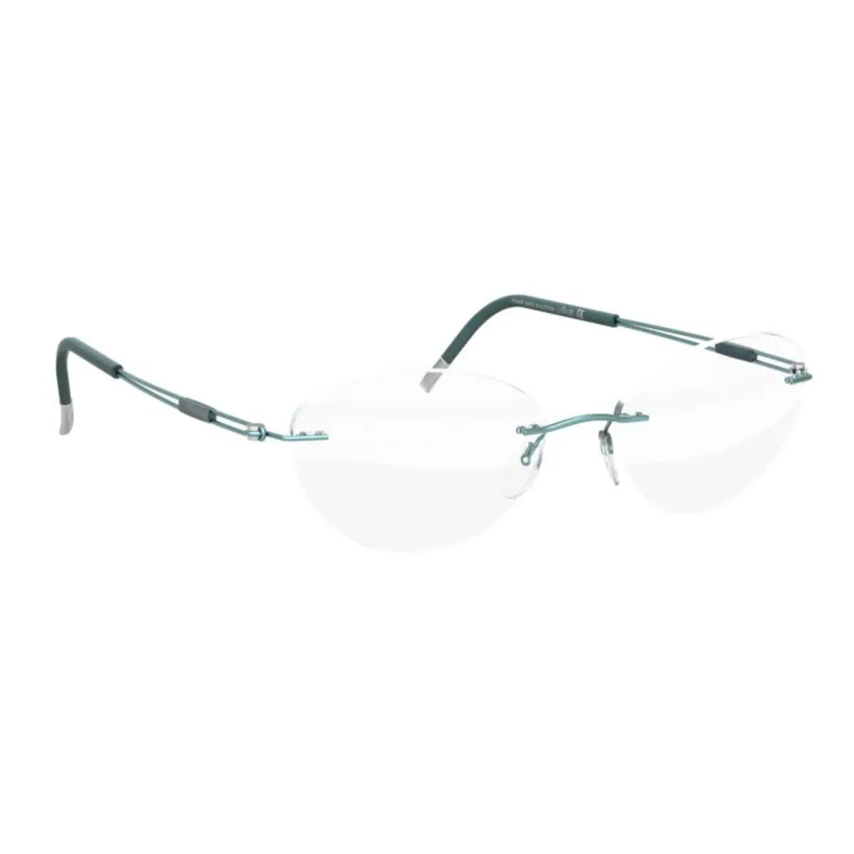 Silhouette Eyeglasses 5521 FB 5040 52 Titan Next Generation Teal Titanium Frames