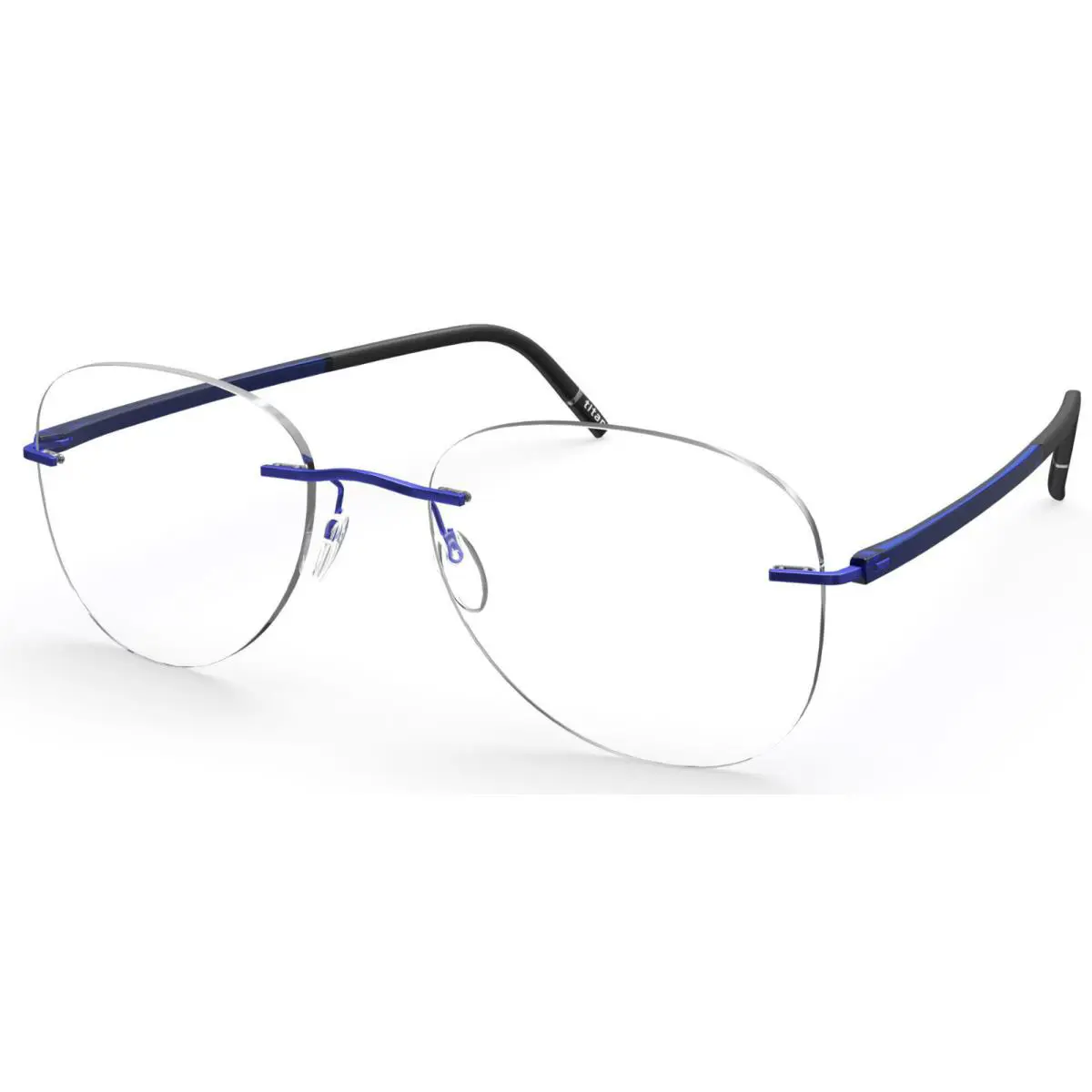 Silhouette Eyeglasses The Wave Royal Blue 57MM-19MM-145MM 5567-LW-4540