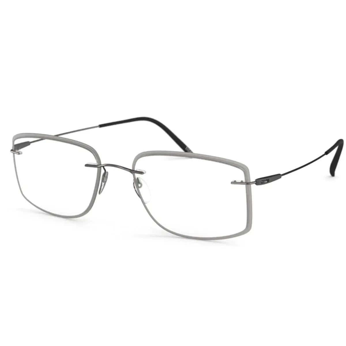 Silhouette Dynamics Colorwave Accent Rings 5500 Ruthenium Grey 5500/GX-6860 - Frame: Multicolor