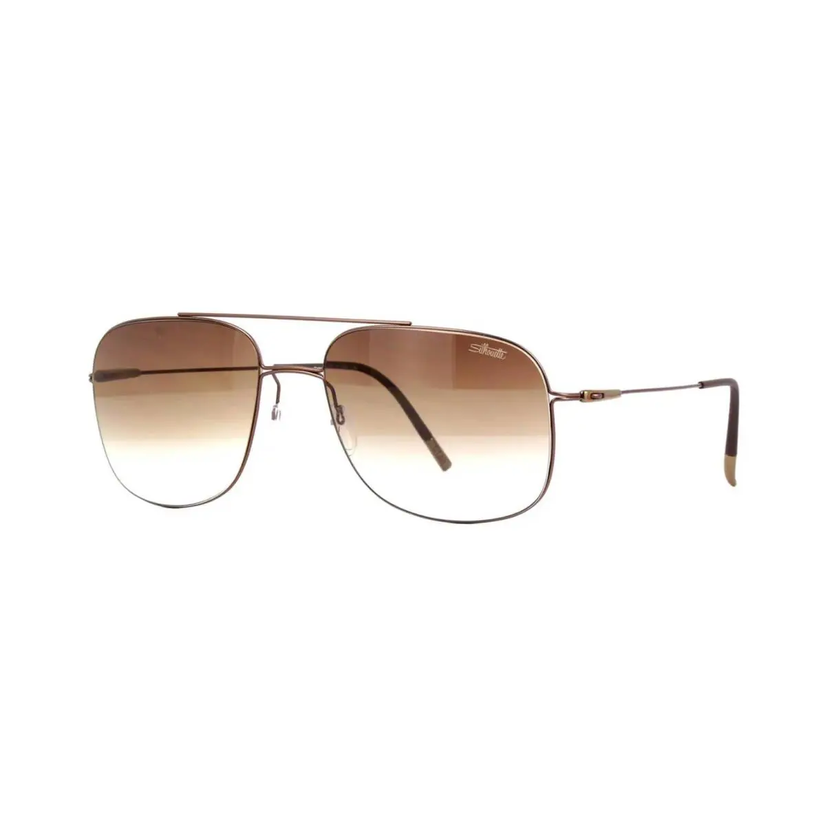 Silhouette Titan Breeze 8716 Brown/brown Shaded 6040 Sunglasses - Frame: Brown, Lens: Brown Shaded