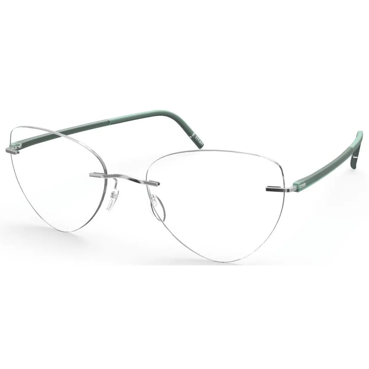 Eyeglasses The Wave Silver Ocean 56MM-17MM-140MM 5567-LU-7110 by Silhouette