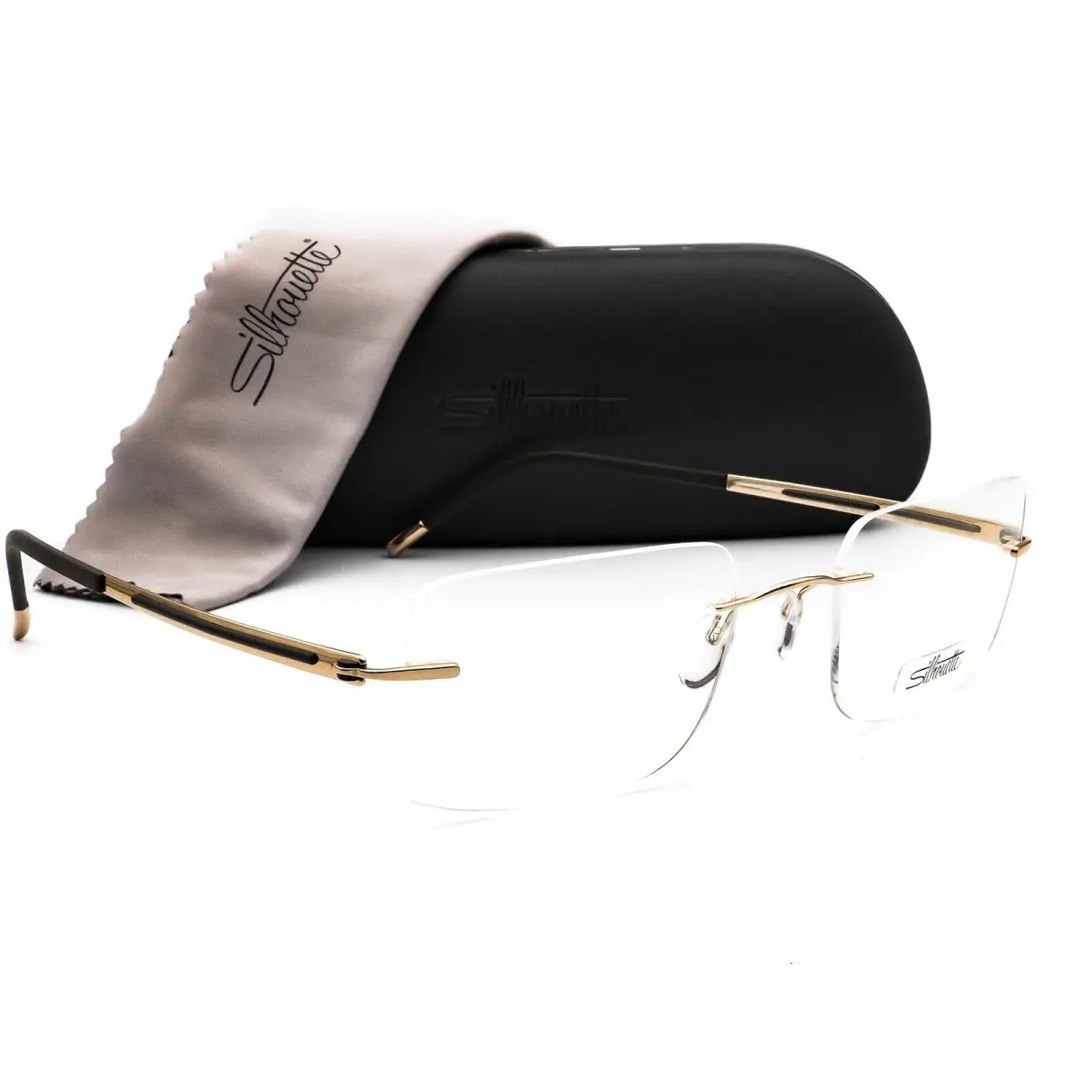 Silhouette Eyeglasses 5260 20 6062 5263 Titan Gold Rimless Austria 54 21 150