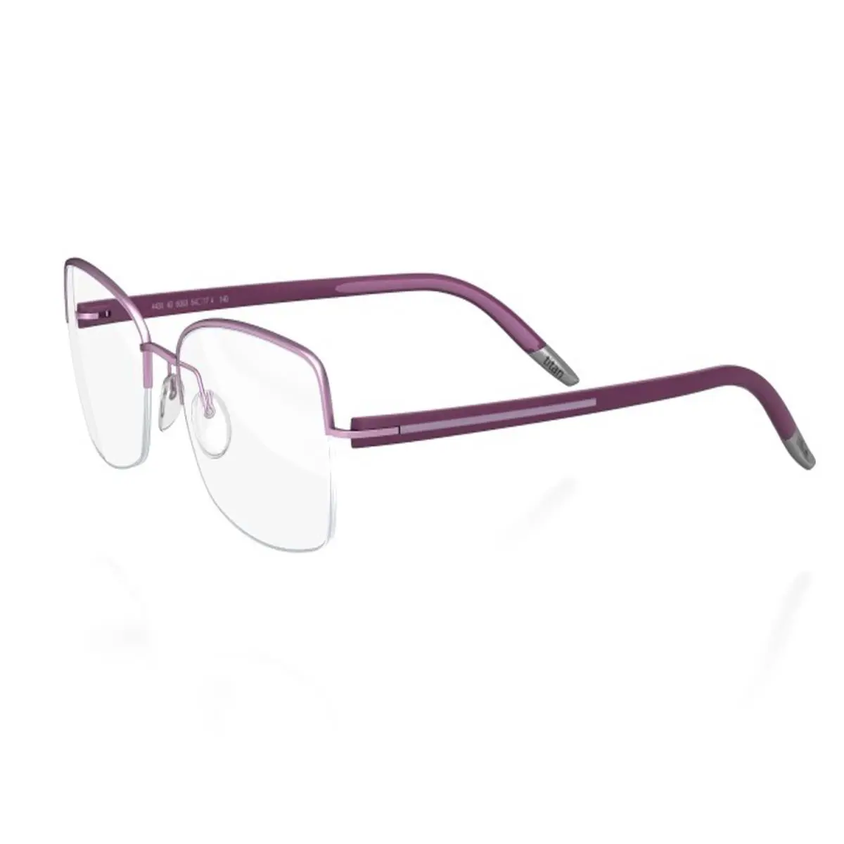 Silhouette Eyeglasses Spx Signia Nylor Violet Matte 4435-6053-52MM