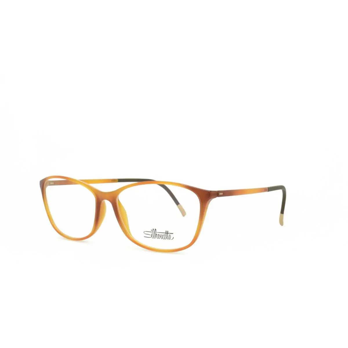 Silhouette Spx Illusion 1563 20 6115 Eyeglasses 55-15-135 Caramel Brown - Frame: Brown