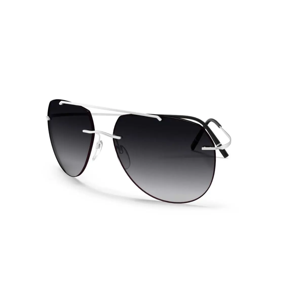 Nash Tma Collection 8744 Silver/grey Shaded 7210 Sunglasses by Silhouette