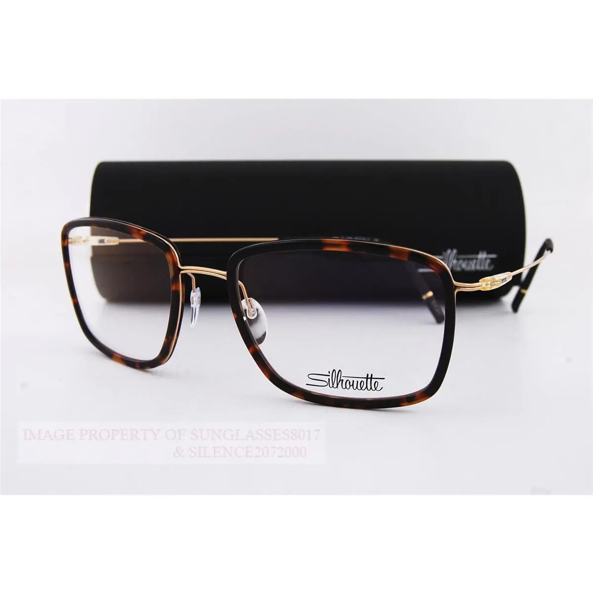 Silhouette Eyeglass Frames Dynamics Colorwave Contour 5580 7530 Havana 52mm