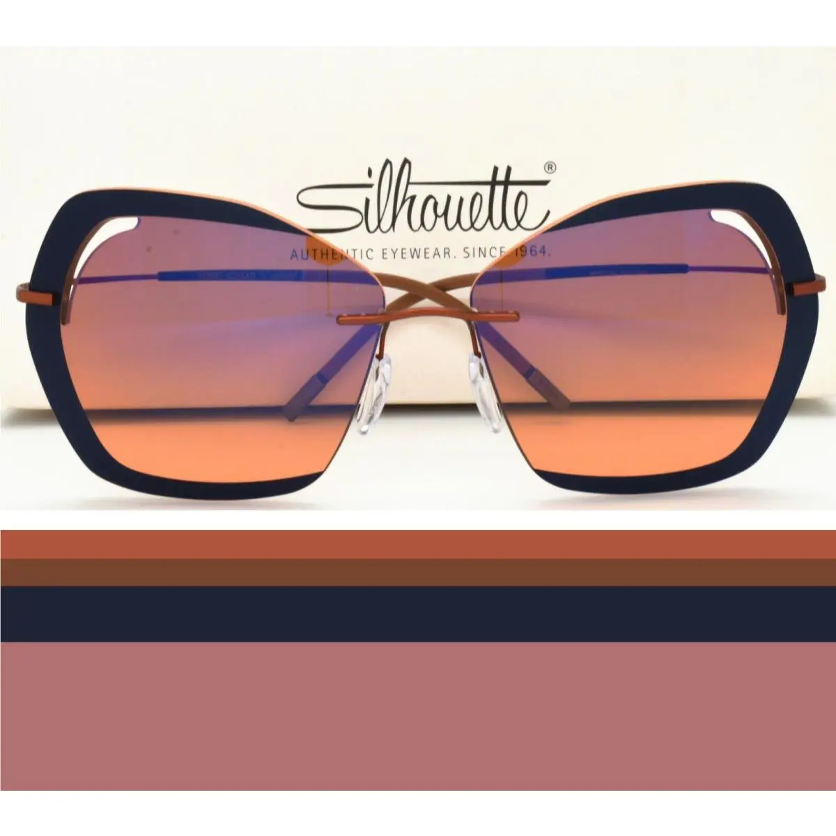 Ultra Light Weight Silhouette Sunglasses 9910 2540 62-14-145