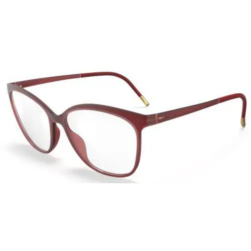 Silhouette Eyeglasses 1596 3031 Eos View Dark Red 53-15-125 1596-3031-53MM