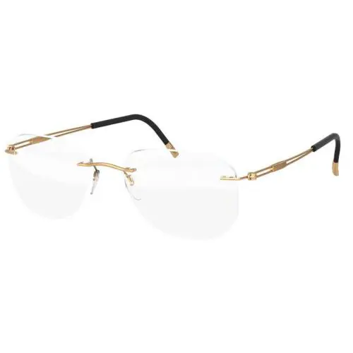 Eyeglasses 5521 Tng Titan Next Generation 52/17/145 Gold 5521/EX-7530 by Silhouette