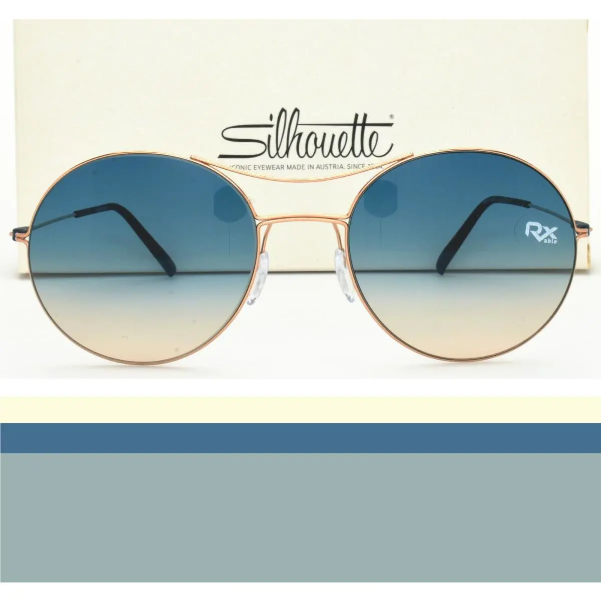 Silhouette Sunglasses Ultra Light Round Aviator 8694 3530