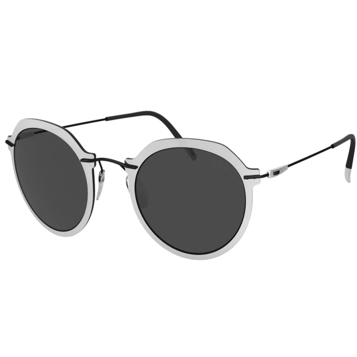 Silhouette Sunglasses Infinity 49/24/145 Black Matte Grey Silver 8695-75-9040