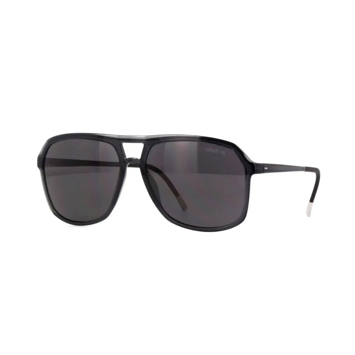 Silhouette Midtown 4080 Slate Grey/grey Polarized 6510 Sunglasses - Frame: Slate Grey, Lens: Grey Polarized