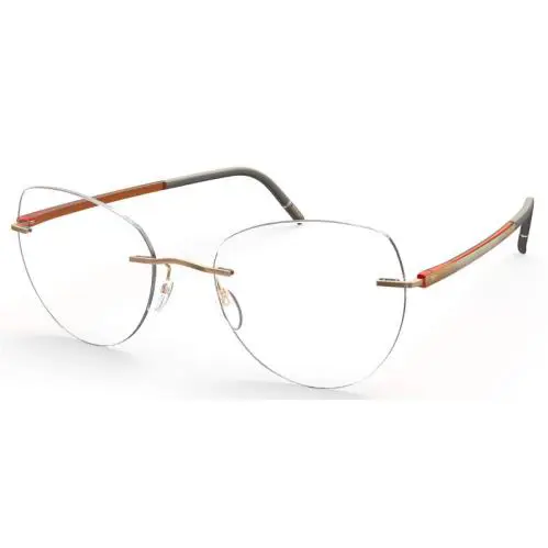 Silhouette Eyeglasses 5567 LZ The Wave 53/19/140 7530 Mango Spoom 5567/LZ-7530